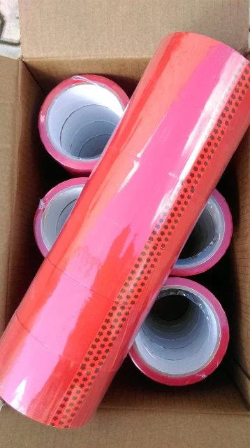 Клейка стрічка пакувальна 48мм.*60м.(66ярд), 45мкм, черв. Україна - фото 1