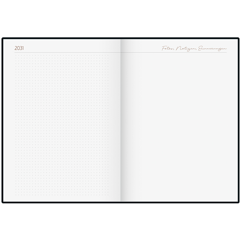 Щоденник датований 2022 Euro А4, 21х29см., чорн. Brunnen - фото 4