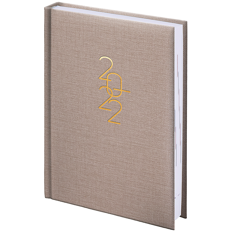 Щоденник датований 2022 кишеньковий Tirol, 10х14см., беж. Brunnen - фото 1