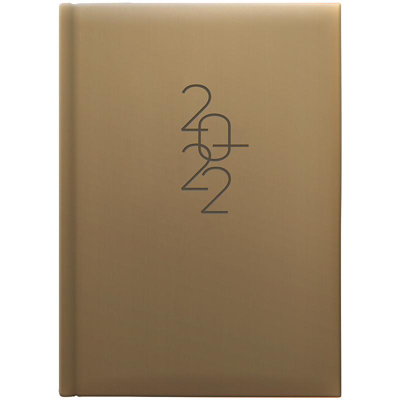 Ежедневник датированный 2022 карманный Графо, 10х14см., золот. Brunnen - фото 1