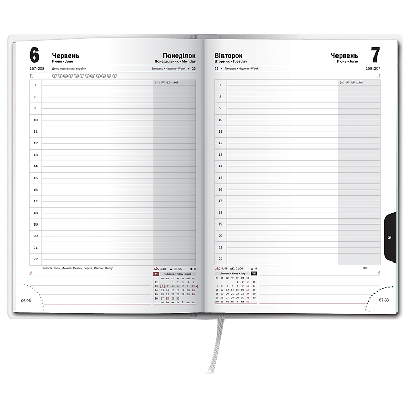 Ежедневник датированный 2022 Стандарт Flex Neo черный с красным, 14,5х20,6см., черн. Brunnen - фото 3