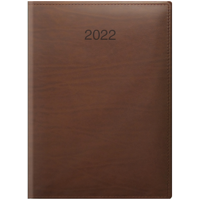Ежедневник датированный 2022 Стандарт LaFontaine, 14,5х20,6см., коньяч. Brunnen - фото 1