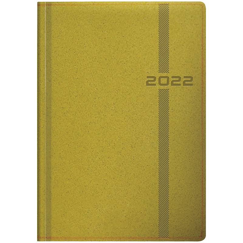 Ежедневник датированный 2022 Стандарт Melavir, 14,5х20,6см., желт. Brunnen - фото 1
