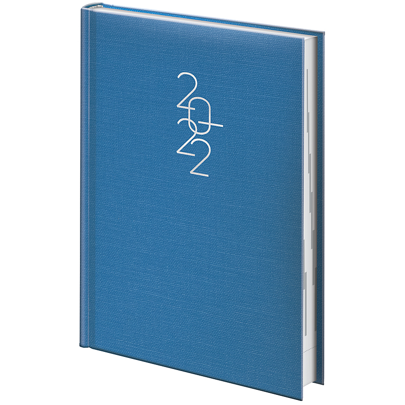 Ежедневник датированный 2022 Стандарт Tirol, 14,5х20,6см., голуб. Brunnen - фото 1