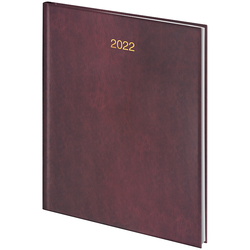 Еженедельник датированный 2022 Бюро Miradur, 21х26см., борд. Brunnen - фото 1