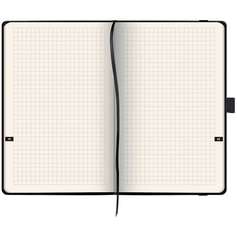 Щотижневик датований 2022 Смарт Strong, 12,5х19,5см., чорн. Brunnen - фото 2