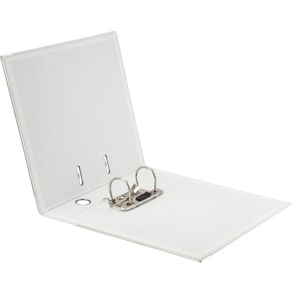 Регистратор 5см. А4 (двухстороннее покрытие PVC) Prestige, бел. Axent - фото 2