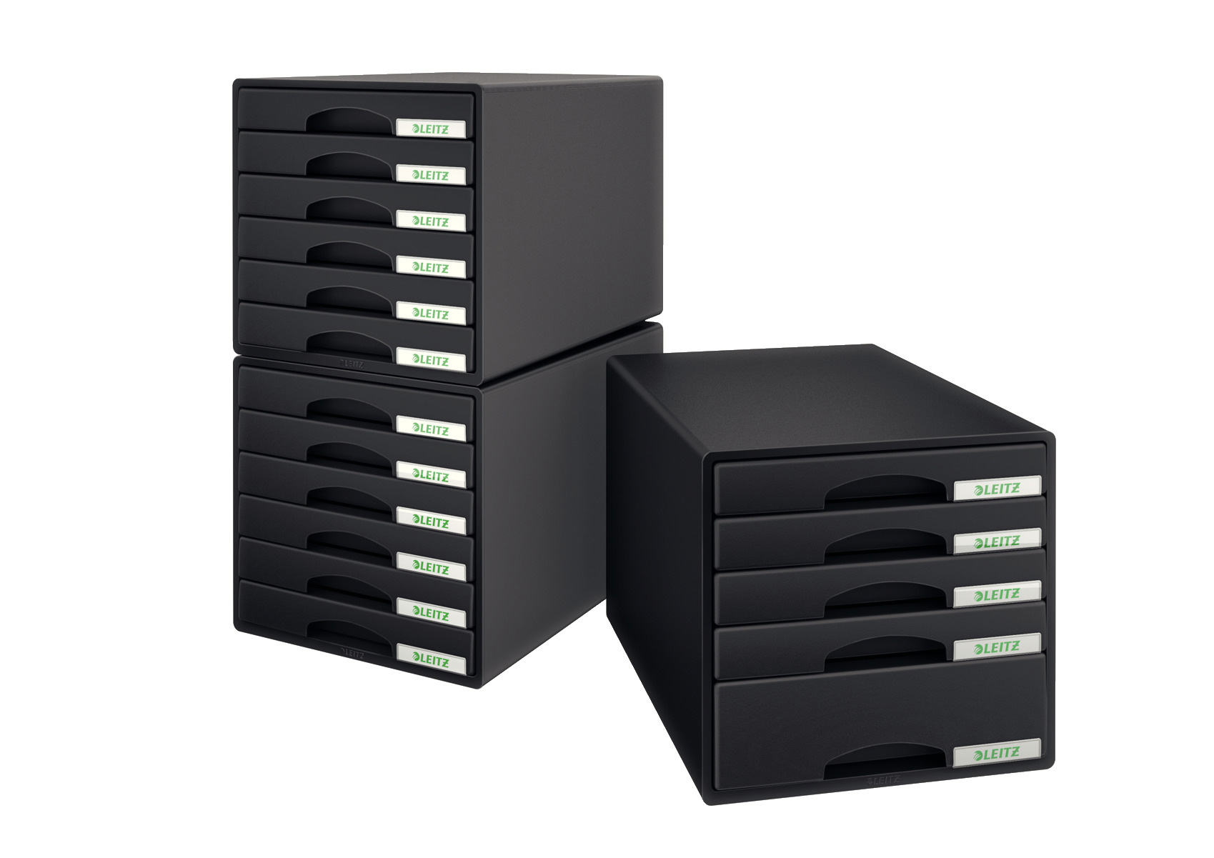 Настольный короб з 6 ящиками  WOW CUBE, черн. LEITZ - фото 2