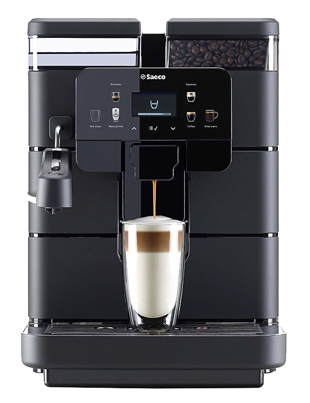 Кофемашина Saeco Royal Plus с капучинатором, черн. SAECO - фото 1