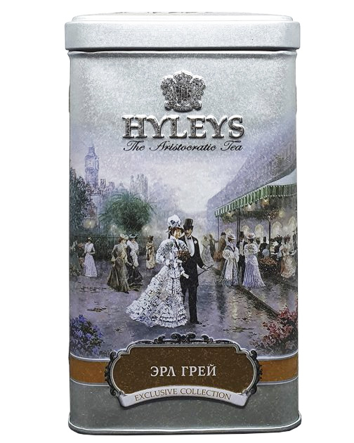 Чай черный ароматизированный Эрл Грей, 125г. ж/б Hyleys - фото 1