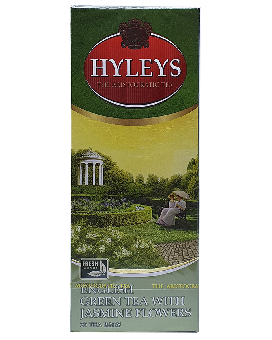 Чай зеленый с цветками  Жасмина, 25пак. по 1,5г. Hyleys - фото 1