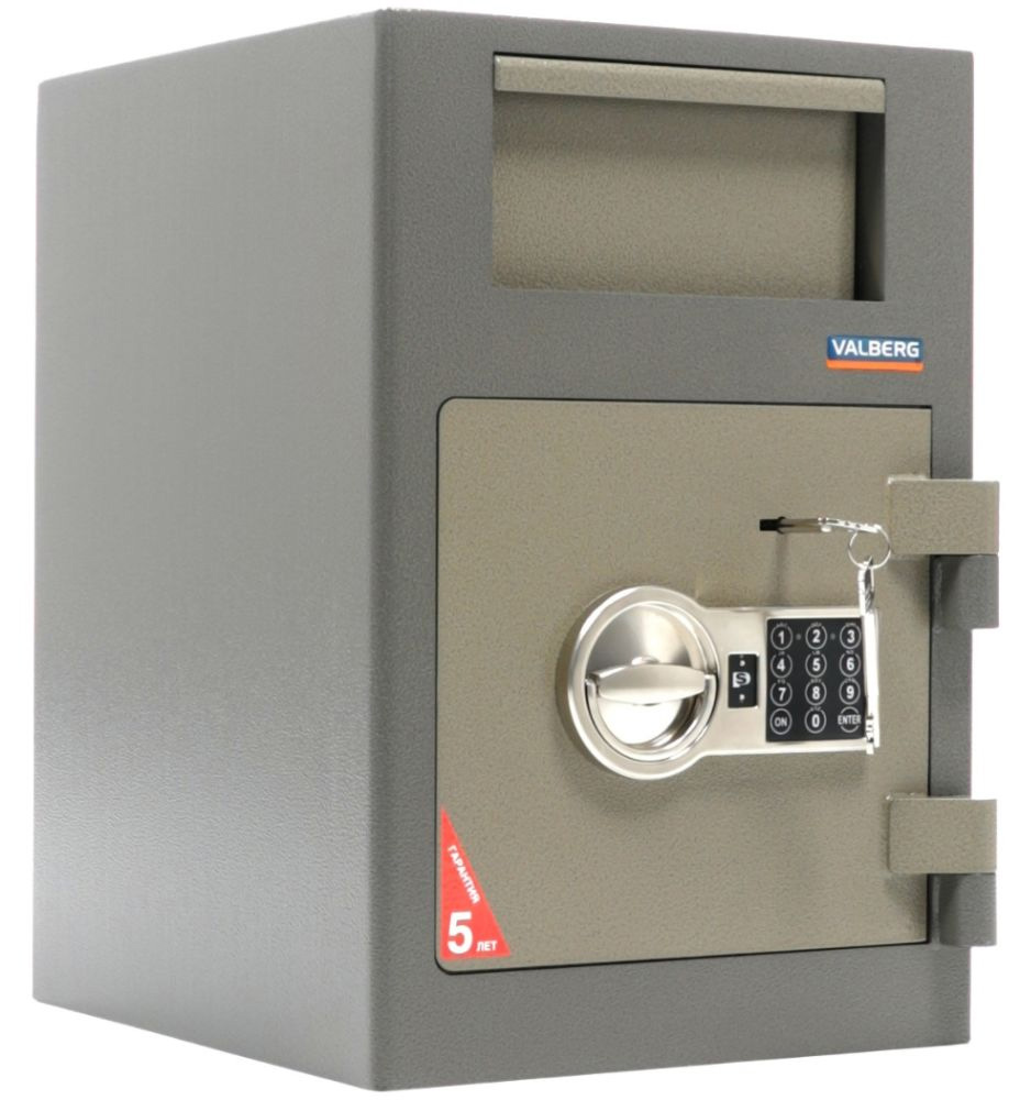 Сейф депозитный (489*342*381мм.) электронный кодовый замок, ASD-19 EL, коричн. Valberg - фото 1