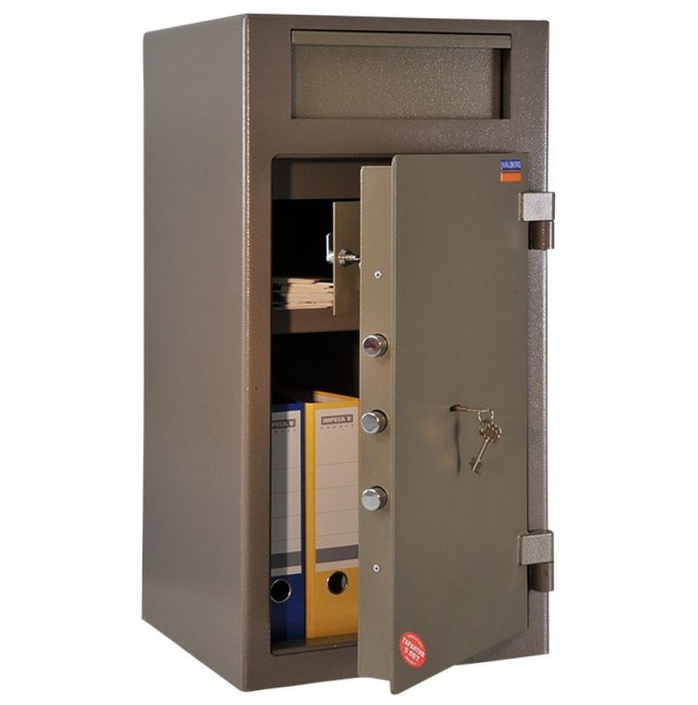 Сейф депозитний (812*419*427мм.), Ключовий замок, ASD-32, коричн. Valberg - фото 2