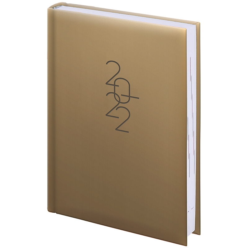 Ежедневник датированный 2022 карманный Графо, 10х14см., золот. Brunnen - фото 3