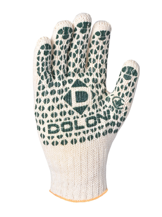 Перчатки вязаные трикотажные Standart, ладошка ПВХ точка, 7 класс, 10 (XL) размер Doloni - фото 1