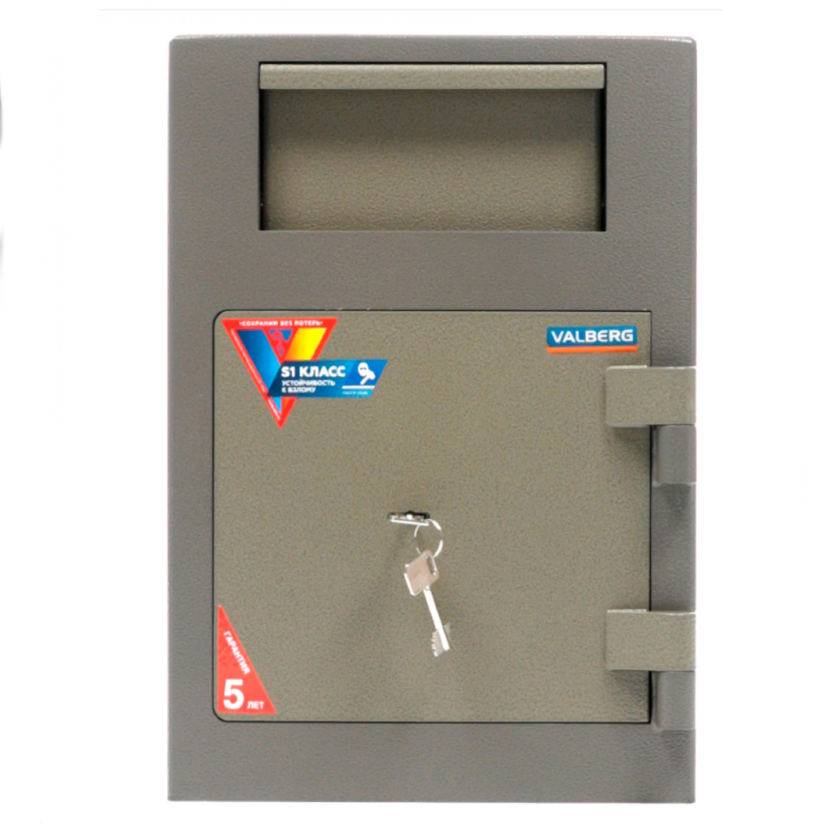 Сейф депозитный (489*342*381мм.) ключевой замок, ASD-19, коричн. Valberg - фото 2