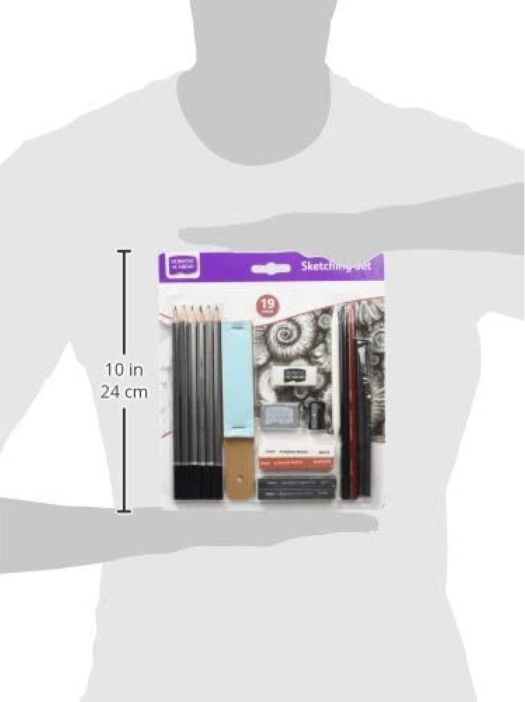 Набір для малювання 19 предметів SKETCHING SET, асорті Derwent - фото 3