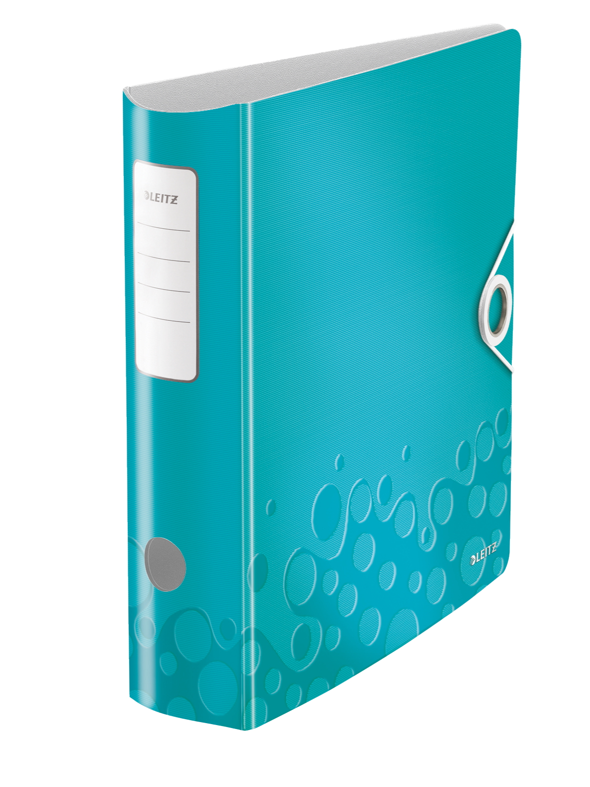 Регистратор 8,2см. А4 (PP) Active Wow, метал. бирюз. LEITZ - фото 1