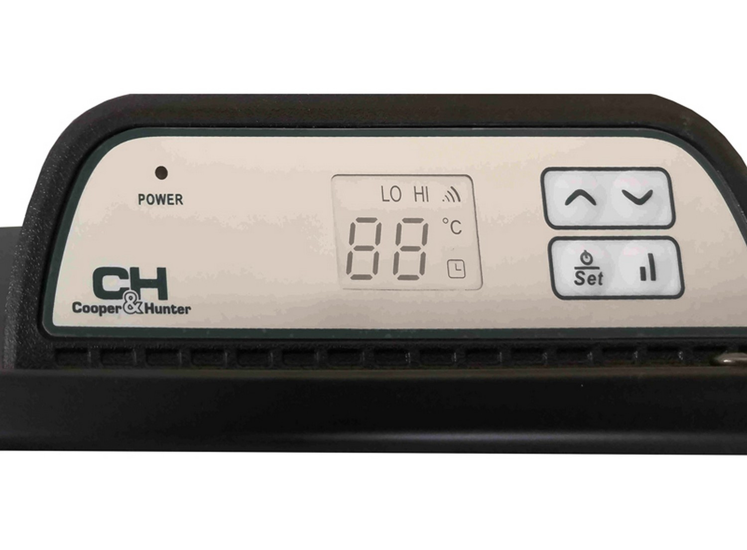 Обігрівач конвекторний C&H DOMESTIC BLACK CH-2000 ED, 1/2кВт., електронне керування, чорн. Cooper&Hunter - фото 1
