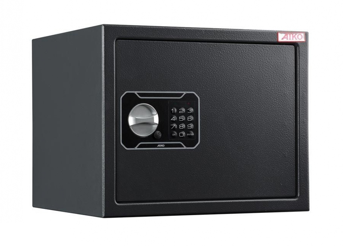 Сейф мебельный (280*350*300мм.)  с электронным кодовым замком, 1 дверь, T-280 EL, графит AIKO - фото 1