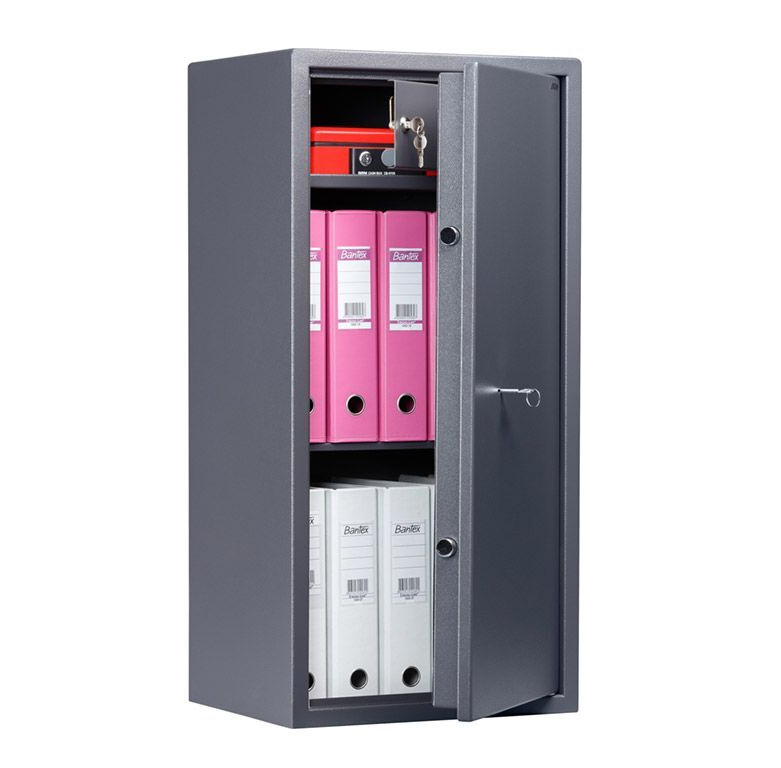 Сейф офисный (900*435*360мм.) ключевой замок, 1 полка, внутреннее отделение, TSN.90T, графит AIKO - фото 2