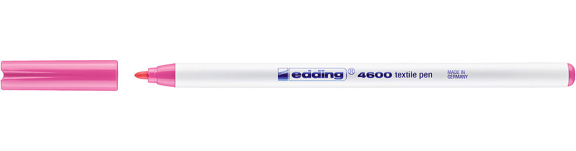 Маркер для маркировки текстиля Textile круглое острие 4600 1мм., розов. Edding - фото 1