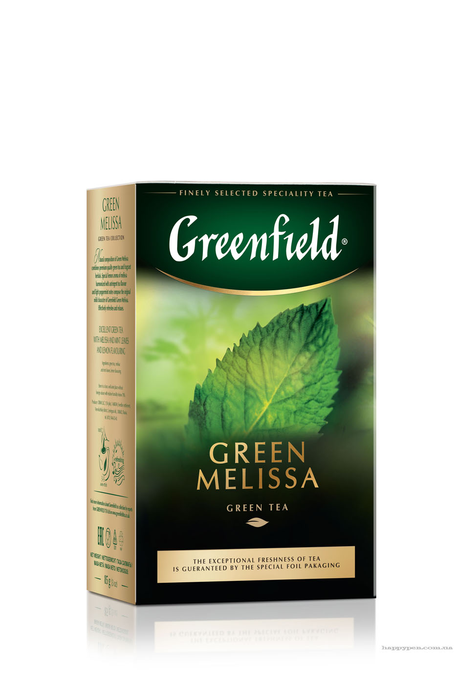 Чай зелений ароматизований GREEN MELISSA, 85г. Greenfield - фото 1