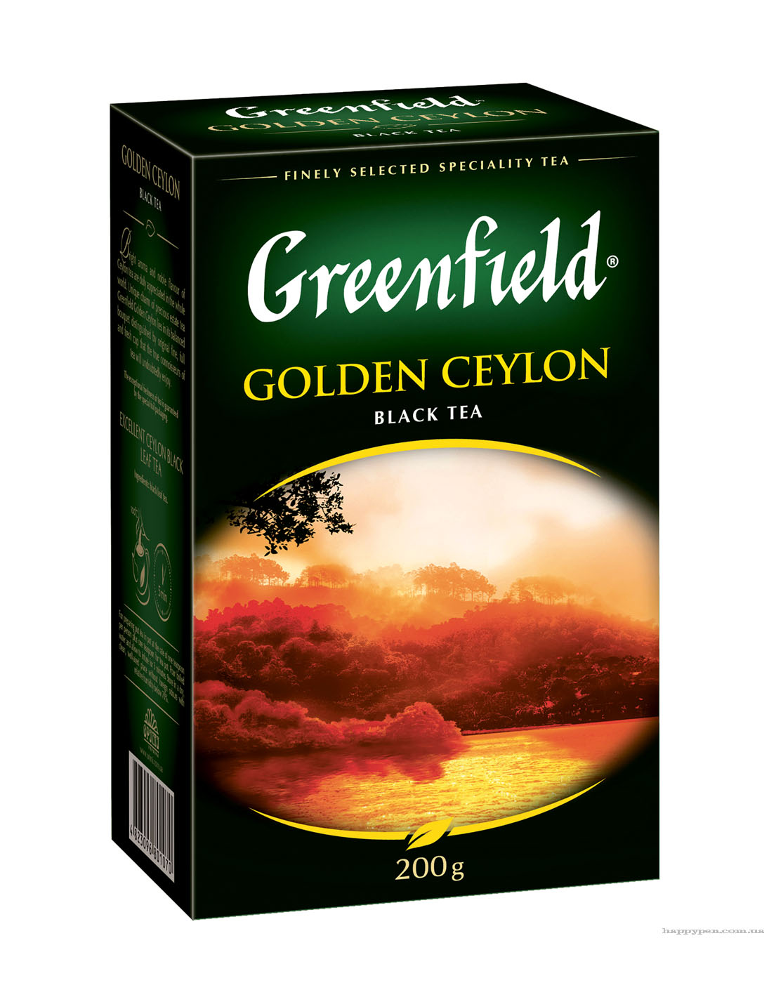 Купить Чай черный классический Golden Ceylon, 200г. Greenfield в ...