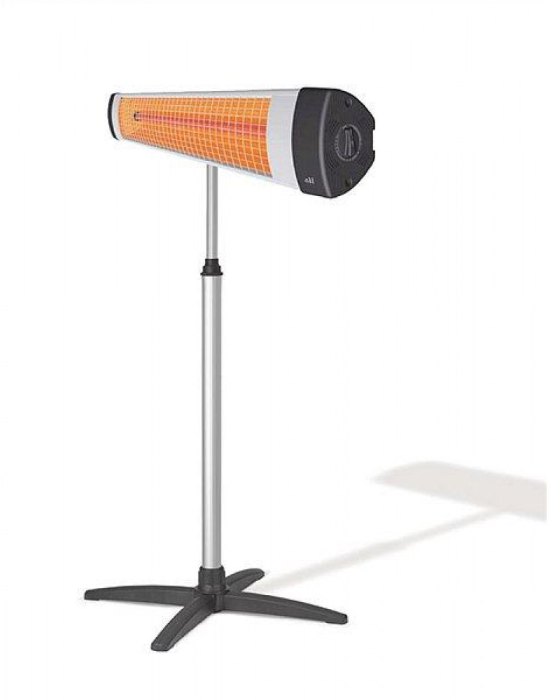 Обігрівач інфрачервоний ALF 3000 + ножка, з термостатом, сірий UFO - фото 4