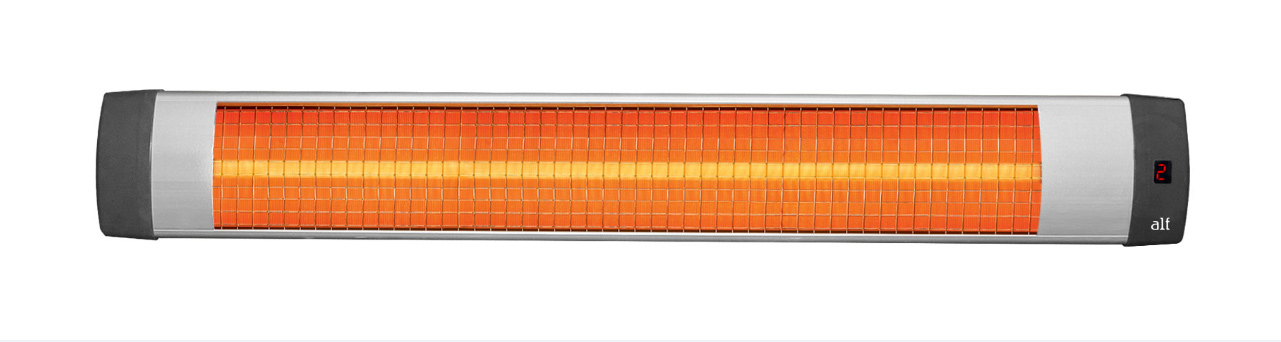 Обогреватель инфракрасный ALF 3000, с термостатом, серый UFO - фото 1
