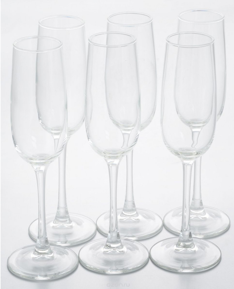 Бокал для шампанского, 175мл. ALLEGRESSE, 6шт./уп., прозр. Luminarc - фото 3