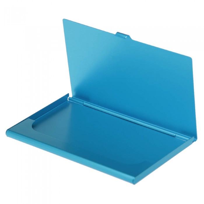 Визитница карманная сталь, голуб. Китай - фото 1