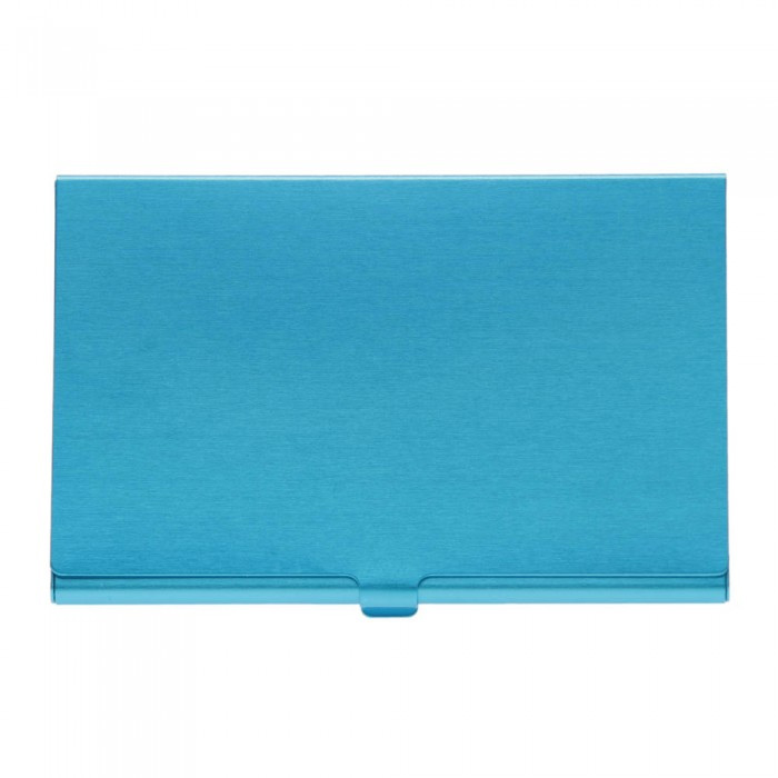 Визитница карманная сталь, голуб. Китай - фото 2