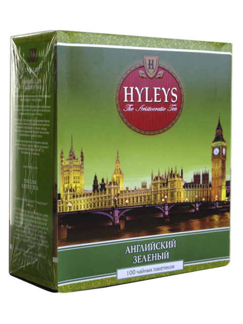 Чай зелений класичний Англійский, 100пак. по 2г. Hyleys - фото 1
