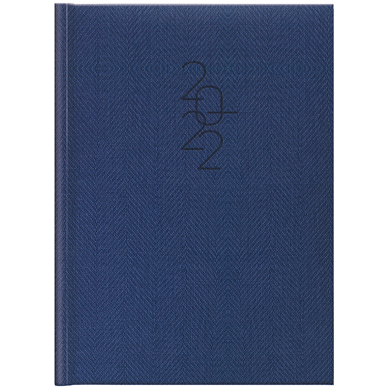 Ежедневник датированный 2022 Стандарт Tweed, 14,5х20,6см., син. Brunnen - фото 2