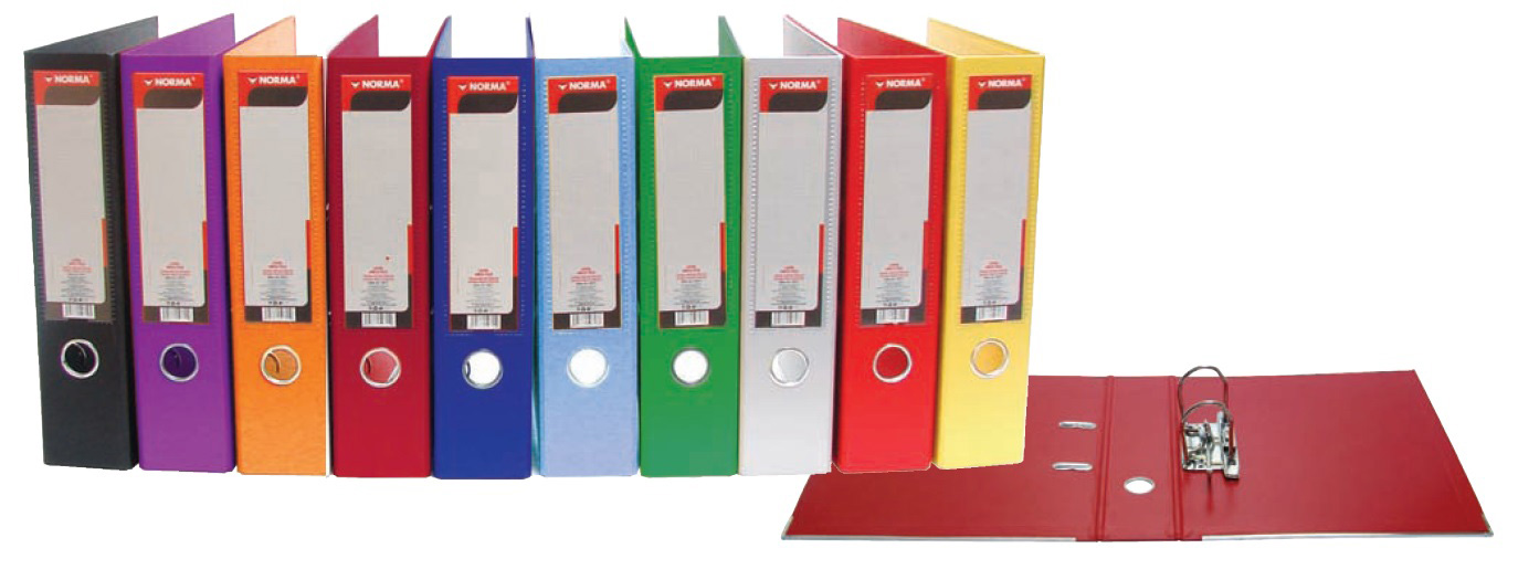 Регистратор 7см. А4 (PVC) Lux, бордо NORMA - фото 1