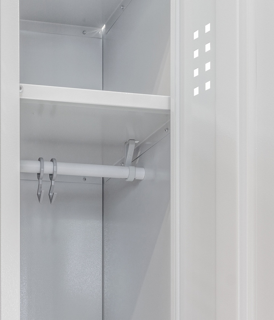 Шафа для одягу на 4 полиці, 2 дверей (1800*800*500) металева №7 УХЛ-МАШ - фото 3