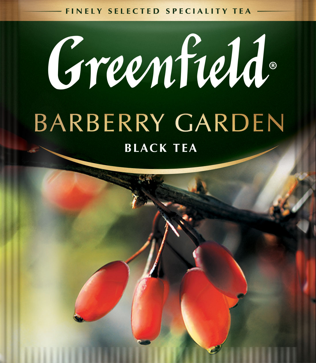 Чай черный ароматизированный Barberry Garden, 25пак. по 1,5г., термосаше Greenfield - фото 2