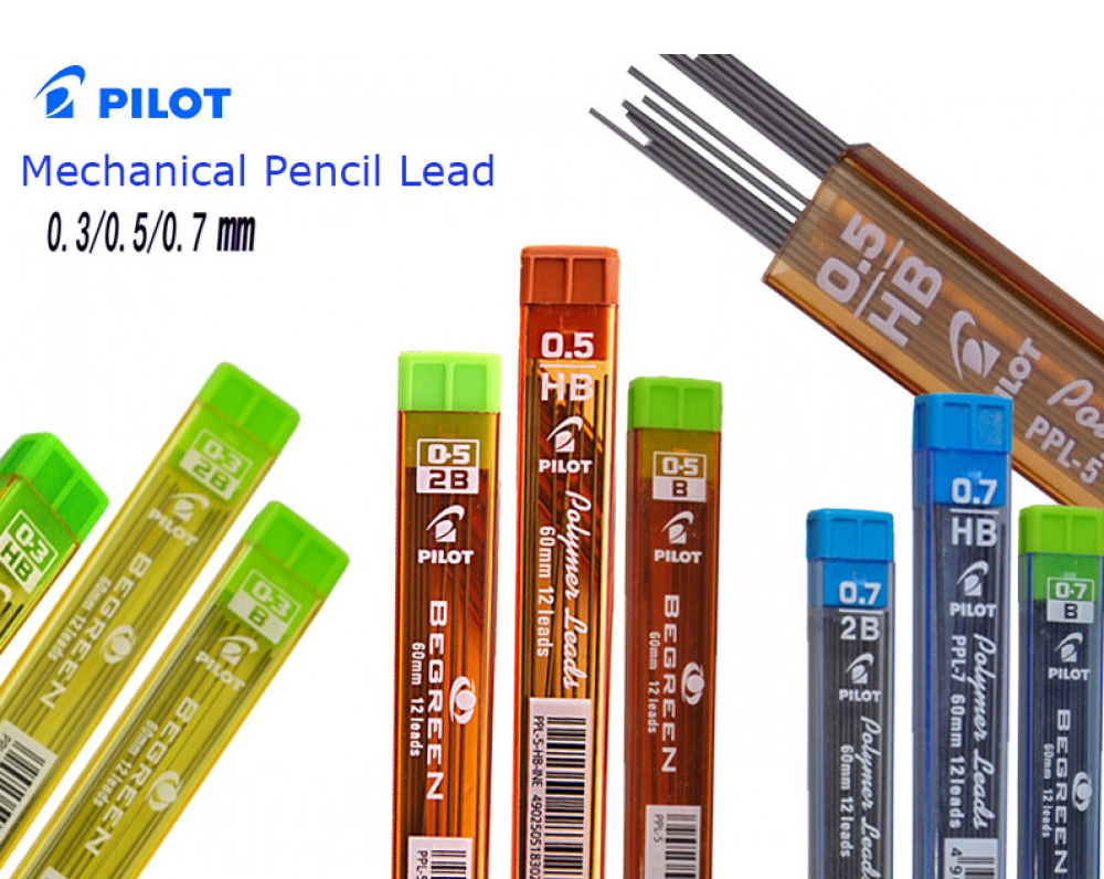 Грифелі до автоматичного олівця  0,5мм., HB (PPL-5-HB) Pilot - фото 1