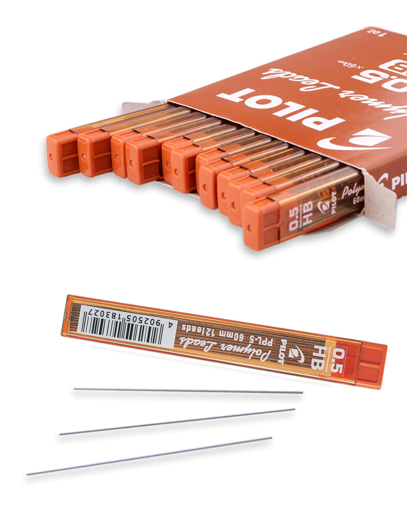 Грифелі до автоматичного олівця  0,5мм., HB (PPL-5-HB) Pilot - фото 2