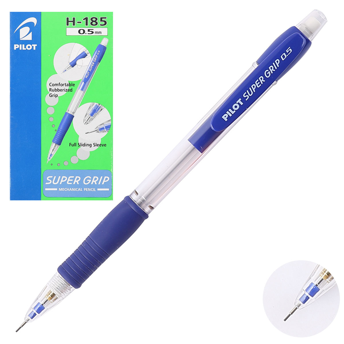Карандаш автоматический 0,5мм SUPER GRIP, син. Pilot - фото 2
