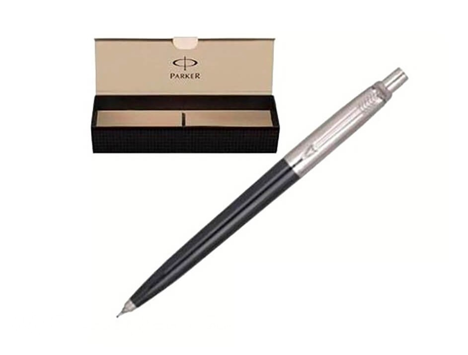 Карандаш автоматический 0,5мм. Jotter, корпус черн., клип сталь Parker - фото 4