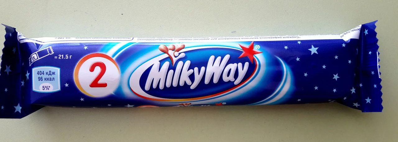 Купити Батончик шоколадний Мілкі Вей, 21,5г*2шт 43г. Milky Way в Києві ...