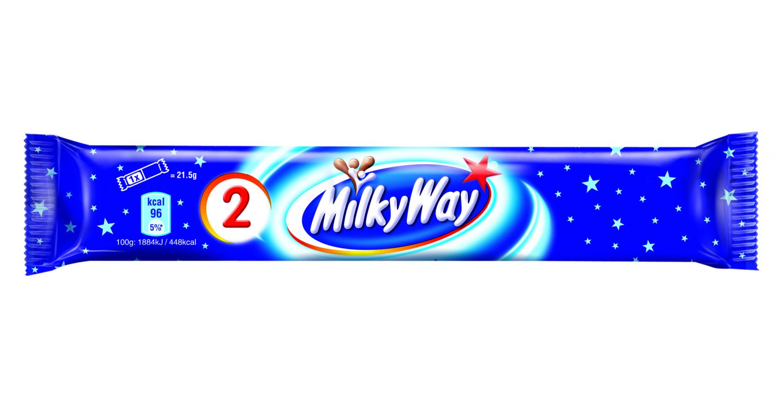 Купить Батончик шоколадный Милки Вэй, 21,5г*2шт 43г. Milky Way в магазине  HappyPen.