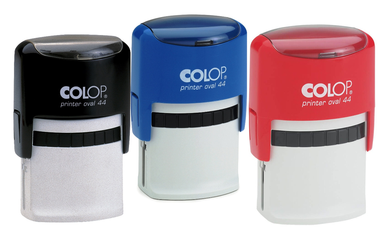 Оснастка для овальной печати, диаметр 28*44мм., овальный корпус, пластик., черн. Colop - фото 3