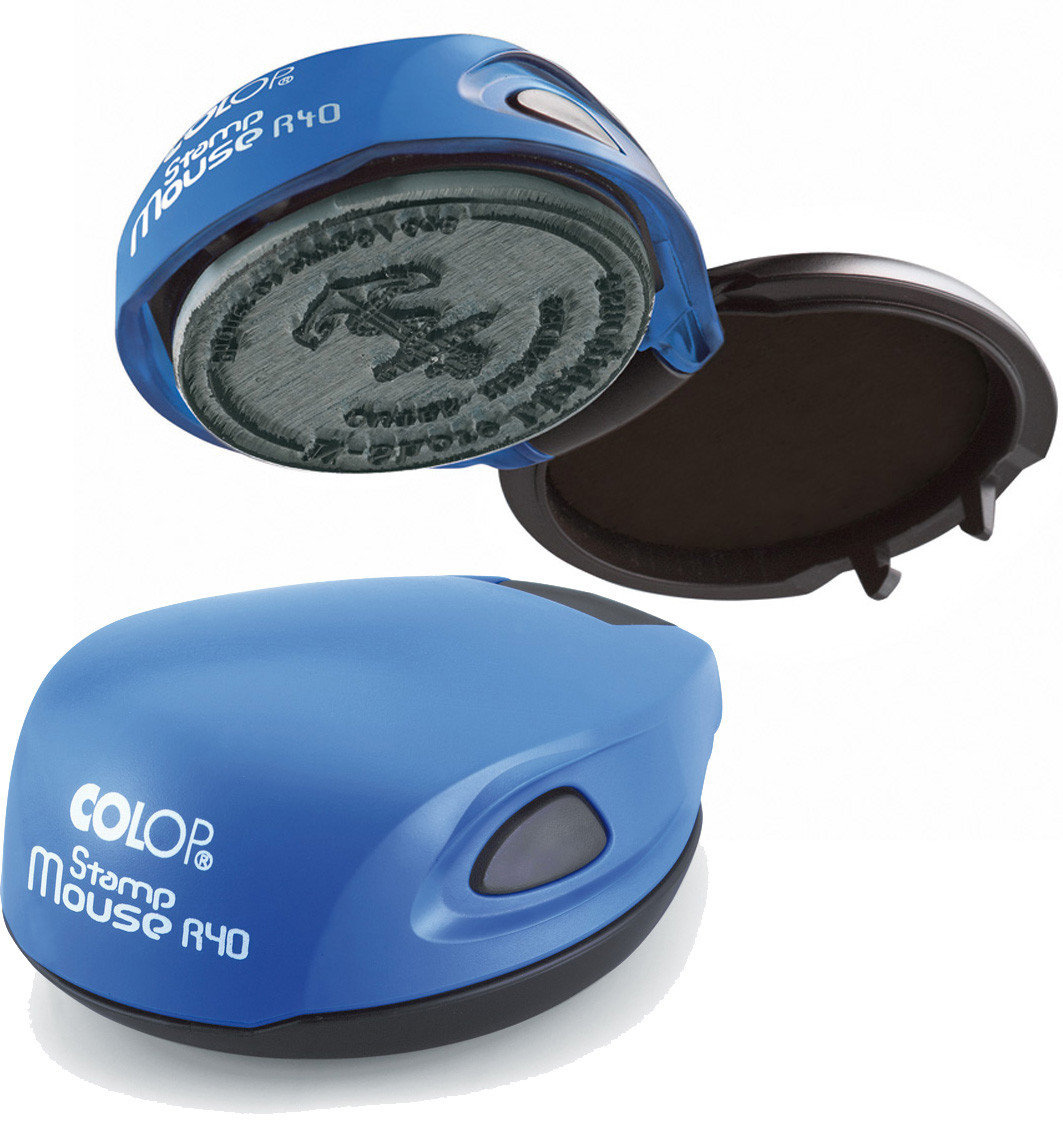 Оснастка карманная для круглой печати пластиковая, диаметром макс. 40мм., 