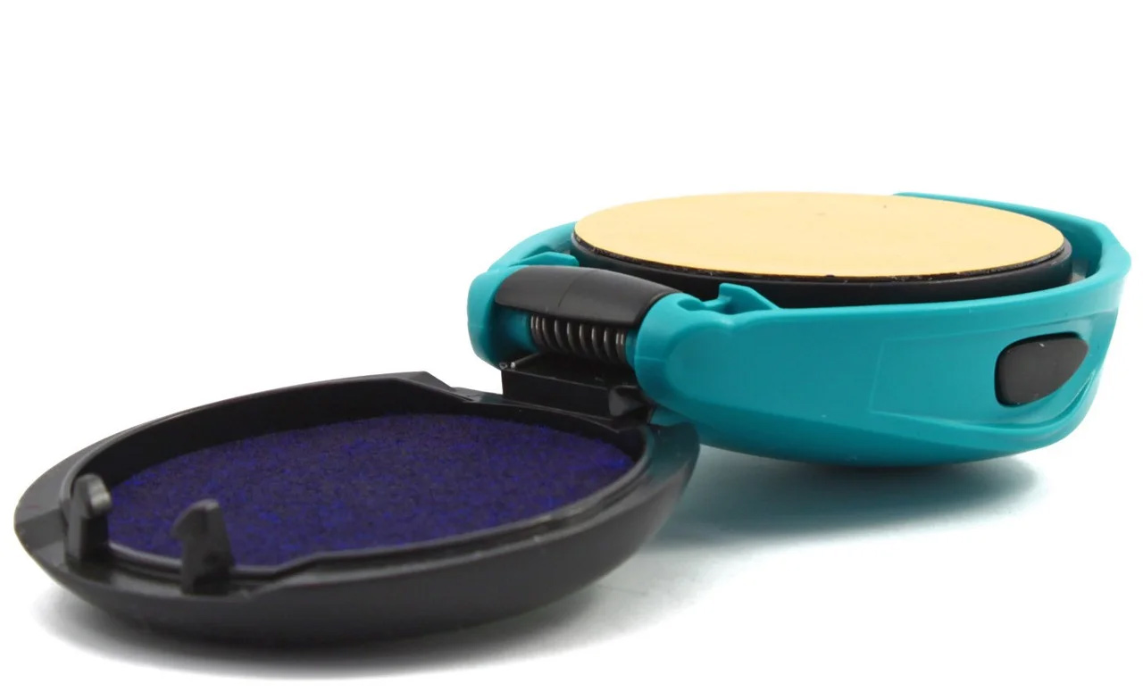 Оснастка кишенькова пластикова для круглої печатки пластикова, діаметром макс. 40мм., 