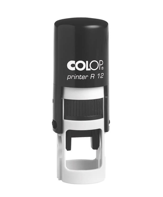 Оснастка для круглої печатки пластикова D=12мм., (круглий корпус), чорн. Colop - фото 1