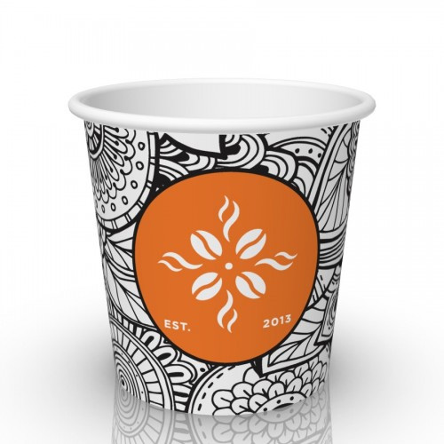 Стакан бумажный 110мл., 50шт./уп., с рисунком Украина - фото 1