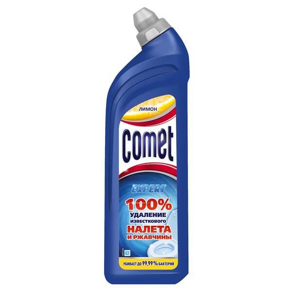 Засіб для чищення унітазів 750мл. Лимон COMET - фото 1